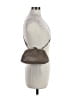 Unbranded Solid Gray Tan Leather Crossbody Bag One size - photo 2