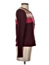 Lands' End Color Block Burgundy Long Sleeve Top Size XS - photo 4