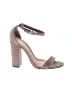 Schutz Tan Gray Sandals Size 8 1/2 - photo 1