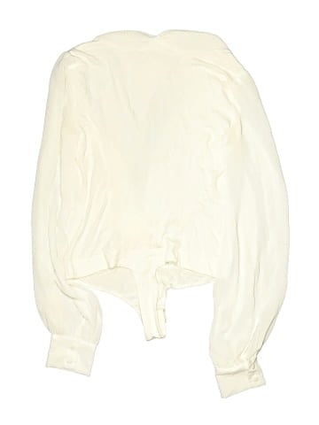 Eva Mendes by New York & Company Long Sleeve Blouse (view 2)