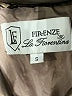 Firenze 100% Polyester Metallic Gold Coat Size S - photo 6