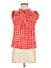 Love J Red Sleeveless Blouse Size M - photo 1