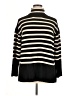 Falls Creek Stripes Black Turtleneck Sweater Size XL - photo 1