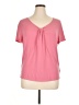 East5th Pink Short Sleeve Top Size XL - photo 1
