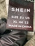 Shein 100% Polyester Chevron-herringbone Gray Casual Pants Size 12 - photo 8