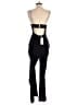 MNG 100% Polyester Solid Black Jumpsuit Size S - photo 2