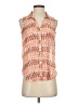 Wet Seal 100% Polyester Orange Sleeveless Blouse Size S - photo 1