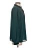 Lulus 100% Polyester Teal Long Sleeve Blouse Size S - photo 4
