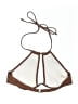 Unbranded Solid Brown Swimsuit Top Size L - photo 2