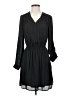 DR2 100% Polyester Solid Black Casual Dress Size S - photo 1