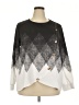 Emery Rose Print Gray Pullover Sweater Size 2X - photo 1
