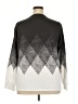 Emery Rose Print Gray Pullover Sweater Size 2X - photo 2