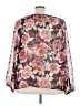 Croft & Barrow 100% Polyester Pink 3/4 Sleeve Blouse Size 3X - photo 2