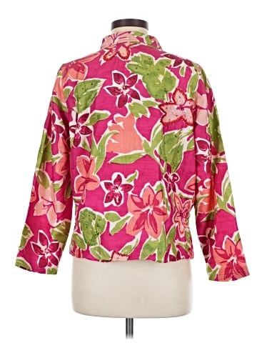 Laura Ashley 3/4 Sleeve Silk Top (view 2)