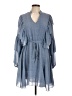 Unbranded 100% Polyester Blue Casual Dress Size L - photo 1