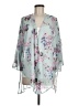 Peach Love 100% Polyester Gray Kimono Size M - photo 1