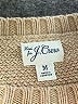 J.Crew 100% Cotton Solid Tan Pullover Sweater Size M - photo 7