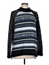 T by Talbots Print Blue Pullover Sweater Size L - photo 1