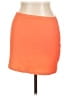 Unbranded Solid Orange Casual Skirt Size 30 waist (estimated) - photo 1