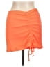 Unbranded Solid Orange Casual Skirt Size 30 waist (estimated) - photo 2