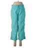 L.L.Bean 100% Nylon Solid Teal Casual Pants Size 6 - photo 1