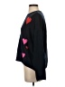 CeCe Hearts Black Pullover Sweater Size S - photo 5