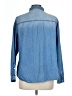 Torrid 100% Cotton Blue Long Sleeve Button-Down Shirt Size Lg Plus (0) - photo 2