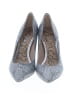 Sam Edelman 100% Leather Silver Heels Size 6 1/2 - photo 2