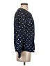 Talbots 100% Cotton Polka Dots Blue Long Sleeve Blouse Size XS - photo 4