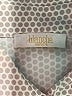 Blanche Houndstooth Silver Tan Long Sleeve Blouse Size L (estimated) - photo 7