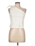 BCBGeneration Ivory Sleeveless Blouse Size L - photo 1