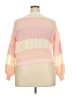 Unbranded Color Block Pink Pullover Sweater Size 2X (estimated) - photo 2