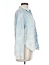 Nostalgia 100% Lyocell Blue Long Sleeve Blouse Size L - photo 4