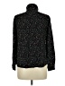 Christopher & Banks 100% Rayon Polka Dots Black Long Sleeve Blouse Size M - photo 2