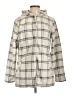 Ellen Reyes 100% Polyester Plaid Ivory Coat Size L - photo 1