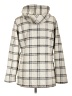 Ellen Reyes 100% Polyester Plaid Ivory Coat Size L - photo 2
