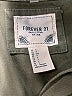 Forever 21 100% Cotton Solid Green Jacket Size S - photo 6