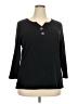 Karen Scott Black 3/4 Sleeve Top Size 2X - photo 1