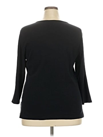 Karen Scott 3/4 Sleeve Top (view 2)
