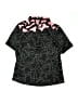 Assorted Brands 100% Polyester Hearts Black Short Sleeve Blouse Size M (kids) - photo 2