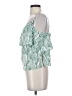Topshop 100% Polyester Green Sleeveless Blouse Size 6 - photo 5