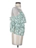 Topshop 100% Polyester Green Sleeveless Blouse Size 6 - photo 4