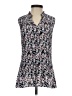 DKNY 100% Polyester Purple Sleeveless Blouse Size S - photo 1