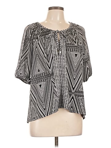 NY Collection 3/4 Sleeve Blouse (view 1)