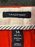 Lands' End Red Casual Pants Size 14 - photo 4