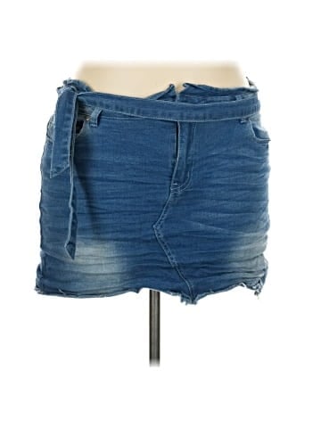 Between Us Denim Skirt (view 1)