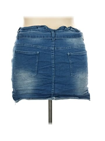 Between Us Denim Skirt (view 2)