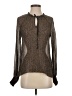 Ecru Brown Long Sleeve T-Shirt Size S - photo 1