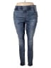 Torrid Solid Blue Jeans Size 3X Tall (3) - photo 1