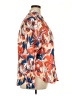 Unbranded Print Orange Long Sleeve Blouse Size XXL - photo 4